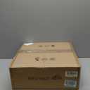 VONLUCE Modern Chandeliers, 18" Drum Chandeliers with 2-Layer Fabric Shade, 4-Light Pendant Light Fixture with E26 Bases, Light Fixture for Dining Room Bedroom Living Room, Linen Shade & Brass Finish (Brushed Gold)