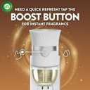 Air Wick Plug In Scented Oil Refill, Infused with Essential Oils, Plug In Air Fresheners for Home, Brown Sugar & Vanilla, 6 ct