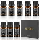 Hotel Collection Diffuser Essential Oil Gift Set,Seaside Hotel Scents for Home,Stress Relief Air Freshening,The Beach Villas and Other Luxury Hotel Scents