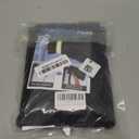 2-Pack Outdoor Faucet Covers for Winter - Pro 6.7" W x 8.3" H Outdoor Water Faucet Cover Socks for Winter Freeze Protection Pipe Insulation Reusable Waterproof Insulated Spigot backflow Cover, Black