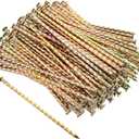 Sadnyy 100 Pcs Artificial Turf Stakes Nails Metal Landscape Edging Stakes Galvanized Spiral Garden Ground Spikes Lawn for Outdoor Tent Grass Paver Carpentry Weed Barrier(8 Inch)