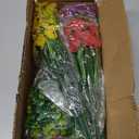 Yastouay Artificial Flowers for Outdoors, 14 Bundles UV Resistant Artificial Outdoor Flowers, Realistic Fake Outdoor Flowers Plant Faux Flowers for Outdoor Planters Front Porch Patio Window Box