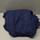 DRESSTELLS Women's Cocktail Vintage Dresses, Modest Winter Wedding Guest Holiday Party Church Work Dress, Long Sleeve Formal Funeral Dress Navy XXL