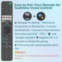 Replacement for Sony TV Remote, for All 2019-2026 Sony Remote Control for Bravia Smart TV with Voice Control. for Bravia XR/XBR/KD/K Series Google/Android TVs.