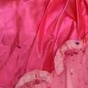 Spooktacular Creations Halloween Pink Princess Dress, Kids Princess Dress Up, Peach Crown Costume for Girls Birthday (3T (3-4 yrs))