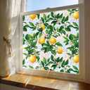 Stained Glass Window Film, Rainbow Privacy, One Way Decorative Tint, Static Cling, Renter Friendly for Home Bathroom Door