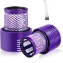 V10 Replacement Filters Compatible for Dyson V10 Cyclone Series, V10 Animal, V10 Absolute, V10 Total Clean, V10 Motorhead, SV12, SV27 Part No. 969082-01