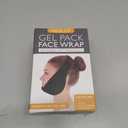 LotFancy Wisdom Teeth Ice Pack Head Wrap, Face Ice Pack for TMJ Jaw Toothache Pain Relief, with 4 Reusable Hot Cold Therapy Gel Packs, for Chin, Oral and Facial Surgery, for Kids, Teens, Petite Adults, Black (smaller Size)