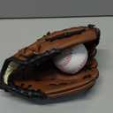 Baseball Glove, Softball Mitt, Catcher's Glove, Comfortable Softball and Baseball Mitt for Kids Youth Adults Sports and Professional Baseball, Right Hand Throw, Left Hand Glove (Brown, 9.5in)