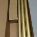 Heavy Duty Curtain Rods for Windows 48 to 84 Inch, 1 Inch Adjustable Gold Curtain Rod with Easy Installation and Modern Design (A1,Gold,30-90")