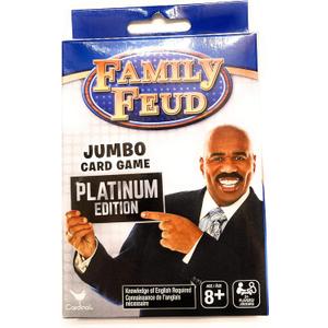 Family Feud Jumbo Card Game Platinum Edition