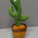 MIAODAM Dancing Cactus Talking Toy, Soft Plush Cactus Repeats What You Say, Electric Speaking Baby Toys Box