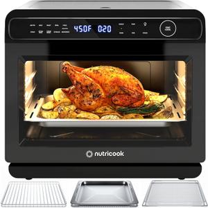 Steami 24L Steam Air Fryer Oven  11-in-1 Convection Countertop Multi-Cooker with Real Steam Tech, Air Fry, Bake, Roast, Dehydrate, Sterilize, Stainless Steel Interior  1600W