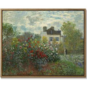 Vintage Landscape Framed Canvas Wall Art, Rustic Farmhouse Landscape Canvas Prints Aesthetic Wall Decor for Living Room, Cottagecore Wall Art Pictures for Bedroom Office (10"L x 8"W)