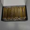 Ravinte 30 Pack 4 Inch Square Cabinet Handles, Brushed Brass Finish, Stainless Steel Kitchen Hardware Pulls with 4" (102mm) Hole Center for Cabinets, Gold