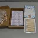 Patelai 321 Pieces Bear Baby Shower Game Supplies for Girl or Boy 5 Set Include 50 Activity Cards 20 Pencils 1 Don't Say Baby Sign 50 Clothespins for Price Is Right Prediction Bingo Game Party Decor