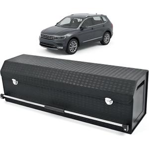 SUV Trunk Organizer, Leather Trunk Storage Organizer, Car Cargo Storage Box