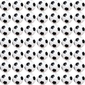 Mini Soccer Stress Balls 96 Pcs 2'' Inch Foam Sports Stress Ball Bulk for Kids Adults Small Soccer Party Favors Stress Anxiety Relief Relaxation Squeeze Ball for Party Decor School Carnival Reward