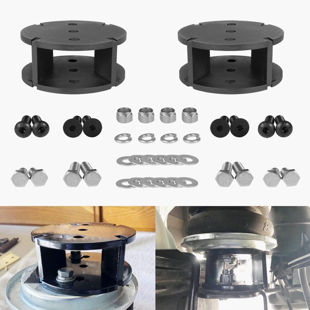 52420 Air Spring Spacers 2 Lift Spacers Compatible with Most Air Spring Lift Kits