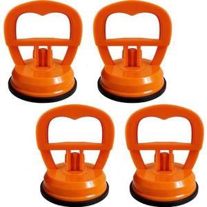 4-Pack 30 LBS Suction Cups Dent Puller Kit - Precision Mini Suction Cup for Small Dents on Car, Phone, Tablet & Glass - Paintless Dent Removal Tool for Smooth Surfaces