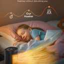 1000W Space Heater, Small Ceramic Space Heater with Thermostat, Mini Portable Electric Heater with Fast Safety Heat, Multiple Protection for Home Office Desk