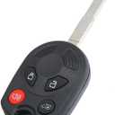 315 MHz 4 Buttons MPV Passenger Van Cargo Keyless Entry Remote Key Fob Fit for Ford Transit Transit-150 Transit-250-350 15-20 Cargo OUCD6000022 - Pack of 1 Black Replacement