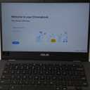 ASUS Chromebook 14" FHD Laptop - MediaTek Kompanio 520, 4GB RAM, 64GB eMMC, Chrome OS (with Microfiber Cloth) - Gravity Grey (CM1402CM2A-M8186)