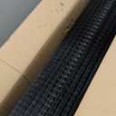 Hocamel Hardware Cloth 1/2 inch 36 x 100 ft, 19 Gauge Square Vinyl Coated Galvanized Wire Metal Mesh Roll, Black PVC Chicken Wire Fencing for Poultry Cage Home Improvement Projects, EL1486801