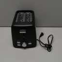 Amazon Basics 2 Slice Toaster, Extra Wide Slots for Bagels and Specialty Breads, 7 Browning Levels, Removable Crumb Tray, Defrost/Cancel/Bagel Buttons, 800W, Black & Silver