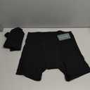 No Side Leaks Leakproof Incontinence Boxers Briefs Heavy Flow (Black)
