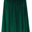 Cape for Kids, Boys and Girls Velvet Cloak with Hood, Halloween Costume Cape, Masquerade, Witch, Wizard (M/31.5inch,Fit for 5-7Years, Green)