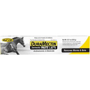 DuraMectin Ivermectin Paste 1.87% Horse Wormer 1 Tube (for Horses only)
