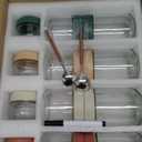 12Pack Overnight Oats Containers with Lids, 16oz, 8oz & 4oz Glass Jars with Airtight Lids, Wide mouth Mason Salad jars, Glass Food Storage Containers for Yogurt Chia Pudding Snacks Cereal & Spices