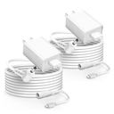 JMDDS 2-Pack Power Adapter Charger Cable Compatible with Ring Stick Up Cam Battery/Plug-in 3rd Gen/2nd Gen & Ring Pan Tilt Stick Up Camera, Indoor/Outdoor Weatherproof Power Cord (4m/13.2ft)