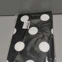 Polka Dot Bathroom Rugs Polka Dots Black White Bath Rug 16 x 24 Inches, Non Slip Bath Carpet, Area Mat Home Decor Accessories for Shower Floor Tub Bedroom Kitchen
