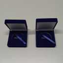 2Pcs Coin Display Case Velvet Blue Challenge Coin Storage Presentation Box for Commemorative Coins Medals, 50mm