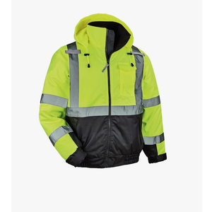 Ergodyne Hi Vis Bomber Safety Jacket, 2XL