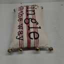 Mud Pie Christmas Bell Pillow, Jingle