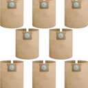 DXVA19-4102 Vacuum Bags Compatible for DEWALT 12-16 Gallon Wet/Dry Vacuum, Disposable Dust Collection Filter Bag DXV12P DXV14P DXV16P DXV16PA DXV16S (8 pack)