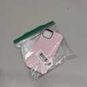 Jusy Compatible with MagSafe Polka Dot Case for iPhone 13/14, Cute Aesthetic Polka Dots Magnetic Phone Case, Soft TPU and Hard PC Protective Phone Cover for Women GirlsMatte - Pink