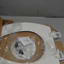 Bemis 1500EC Durable Wooden Toilet Seat, Easy Clean Hinges, Made in USA, Elongated, White