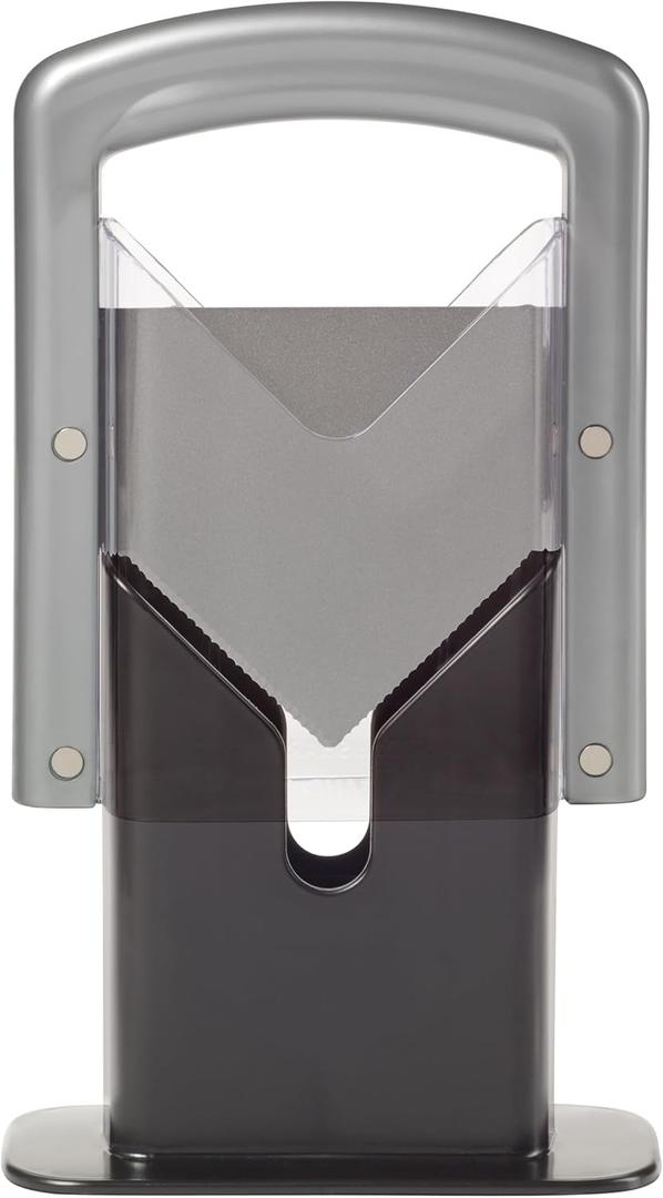 Hoan The Original Bagel Guillotine Universal Slicer, Silver, 9.25-Inch - Effortless Stainless Steel Slicer