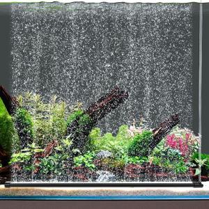 hygger Aquarium Bubble Curtain Wall, Quiet Fish Tank Air Stone with Accessories, High Dissolved Aquarium Bubbler Oxygen Diffuser Decoration for Freshwater & Saltwater, Size: 29.5-IN Long