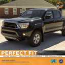 WEELMOTO Headlights for 2012-2015 Toyota Tacoma, Headlamp Assembly Replacement Chrome Housing Amber Reflector Left + Right Side