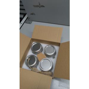 8 oz Mason Jars with Airtight Silver Lids - 4 Pack Small Glass Jars - Thickened Wide Mouth Canning Jars for Spell Jars, Candle Making, Premium Spices & Bathroom Vanity Decor