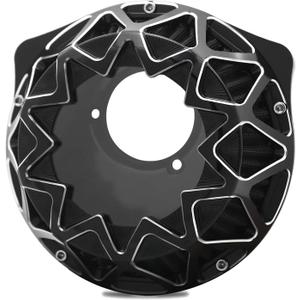 For harley davidson air cleaner filter intake Sportster 883 1200 Softail Touring street road king electra tri glide Dyna (Cross Style - Contrast Cut, B-For Softail/Dyna 93-15 Touring 01-07)