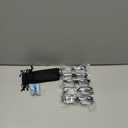 NORPERWIS Reading Glasses 5 Pairs Quality Readers Spring Hinge Glasses for Reading for Men and Women (5BLACK, 4.50)