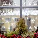 Christmas Stencils for Crafts Reusable Christmas Holiday Window Snow Stencil for Painting on Wood Glass Wall Furniture DIY Ornament Door Hanger Sign (crafts16)