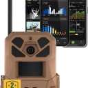 Moultrie Edge 3 Cellular Trail Camera - 40MP HD Photo Capture - 1080p Low-Glow Flash - GPS - Multi-Carrier Auto-Connect - Built-in Memory - 0.5s Trigger Speed - AI Buck Detection