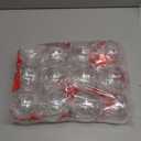 12 Pack Clear Plastic Fillable Ornament Ball 3.15''/80mm for Christmas,Holiday, Wedding,Home Decor